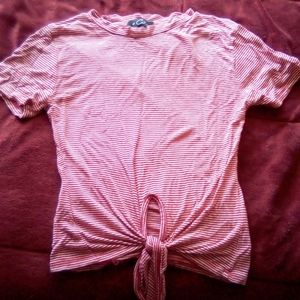 Candy cane striped shirt